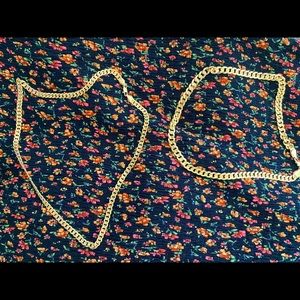 Petit Moments Havana Necklace Set in Gold